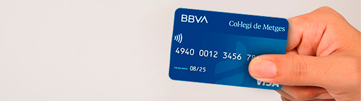 Avantatges de fer servir la targeta de crèdit BBVA del Col·legi de Metges